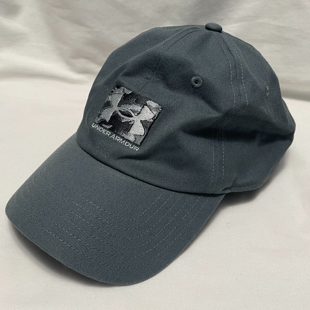 Under Armour Hat Mens One Size Branded Sportswear Logo Grey 1361539-012